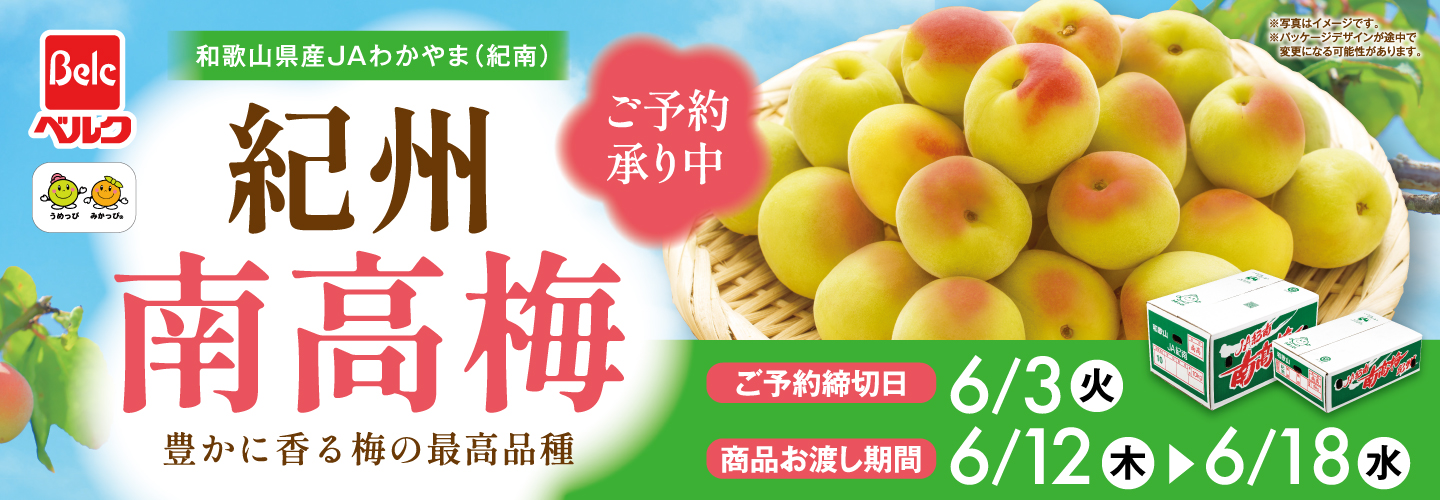 予約 :南高梅 2025年: 商品選択